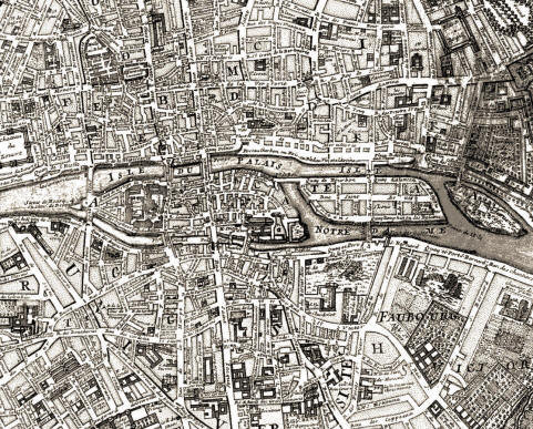 Historic Ile De La Cite Map 1705 